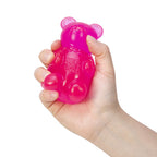 NeeDoh Gummy Bear - Hand holding Pink Gummy Bear